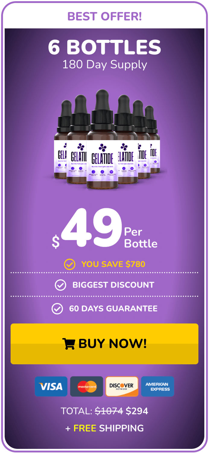 gelatide buy now 6 bottles